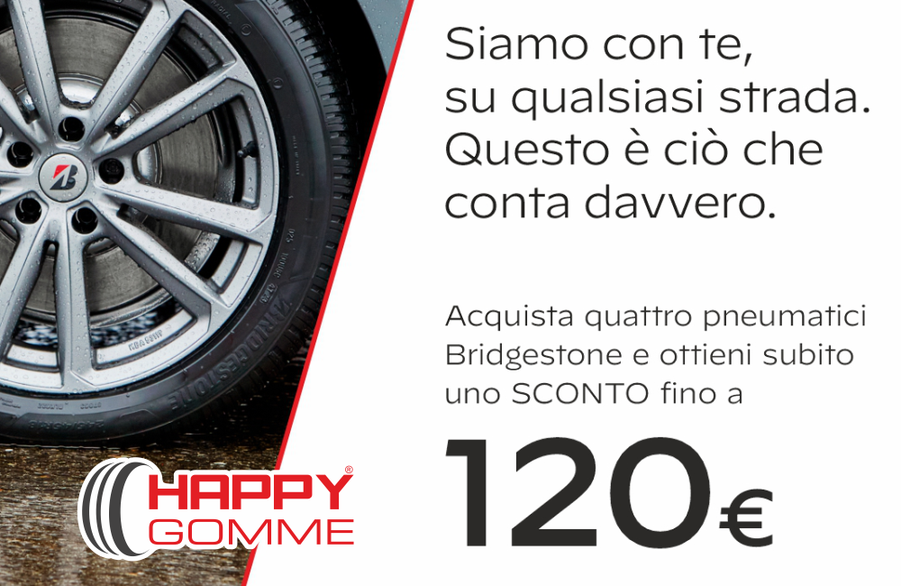 Happy Gomme Bridgestone